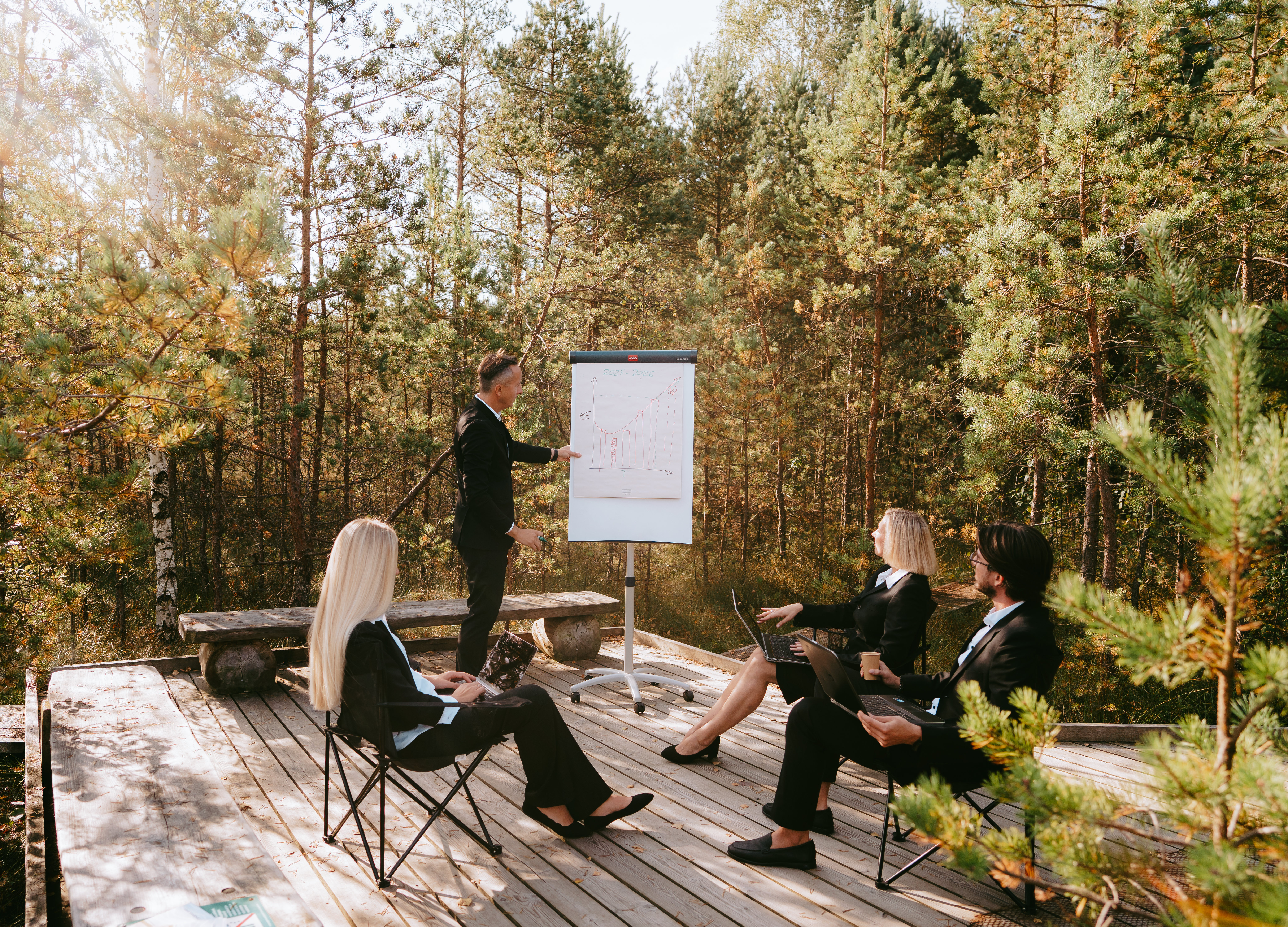 Meeing in the forest