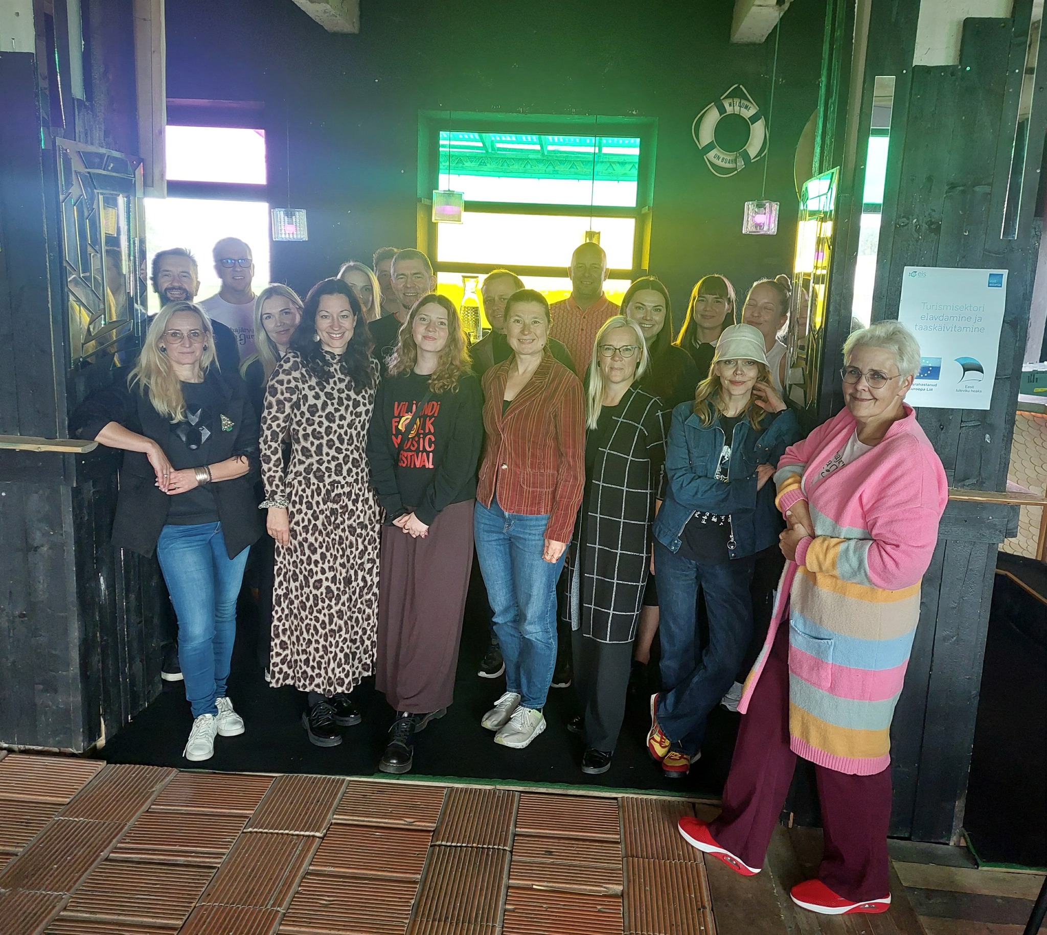 Sündmuste ekspordivõimakuse programmis osalejad Illiku laiul