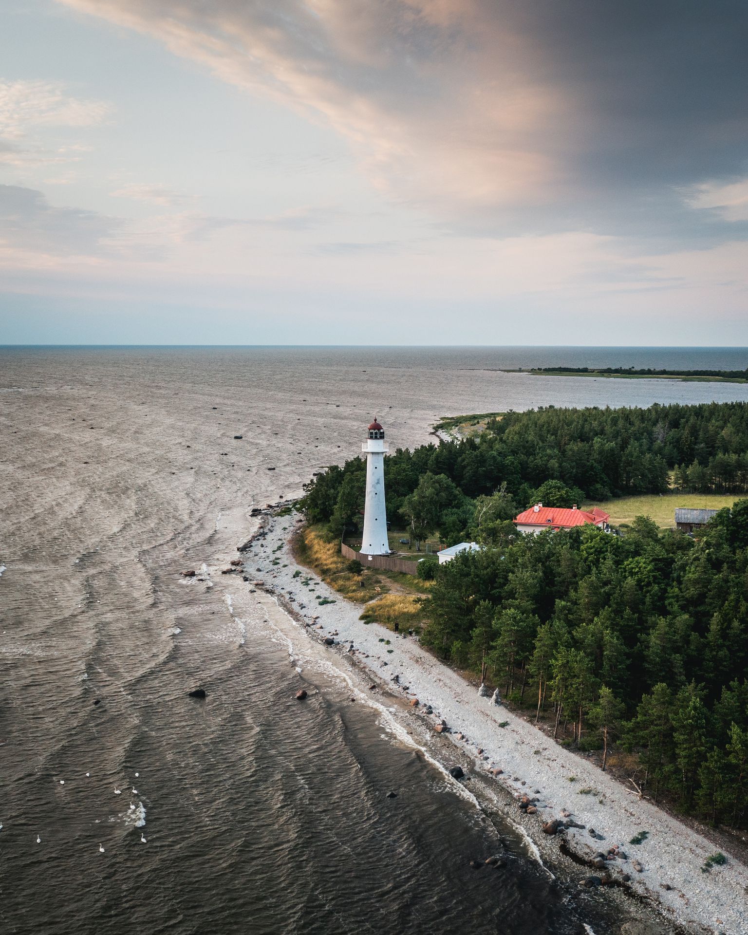 Saxby Lighthouse on Vormsi Island