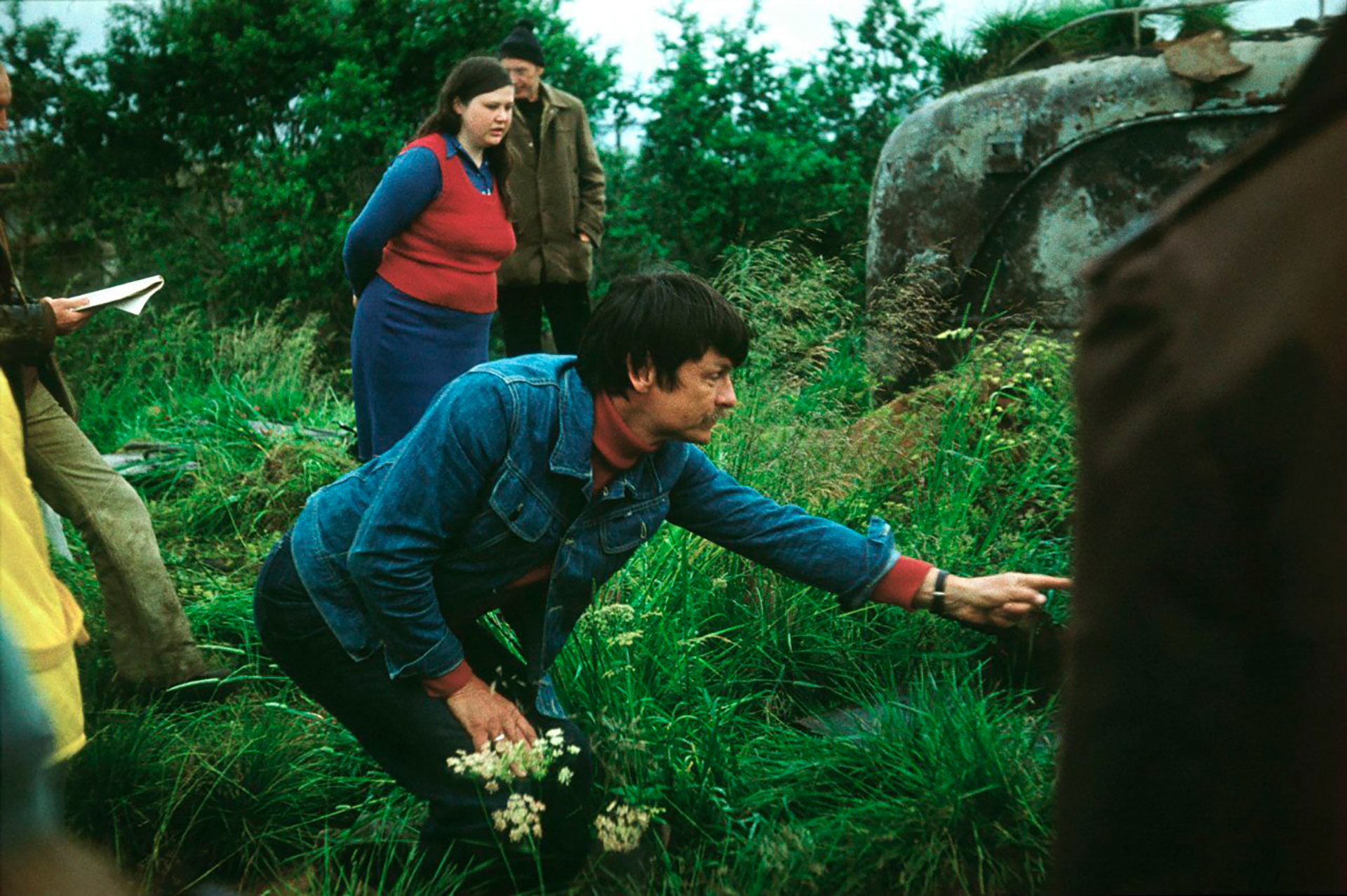 Regisseur Tarkowski am Set von "Stalker"