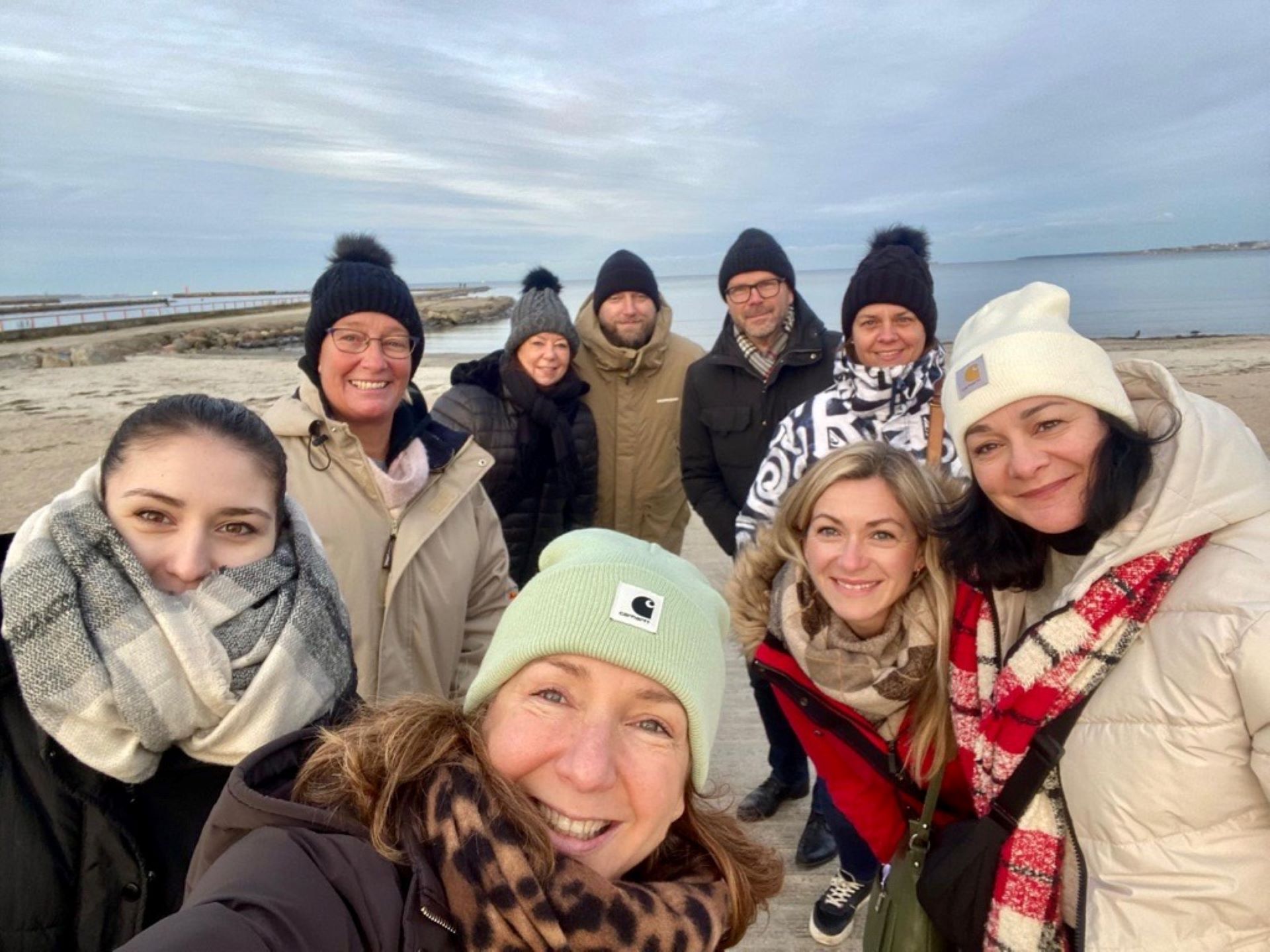 Belgia reisikorraldajad mererannas