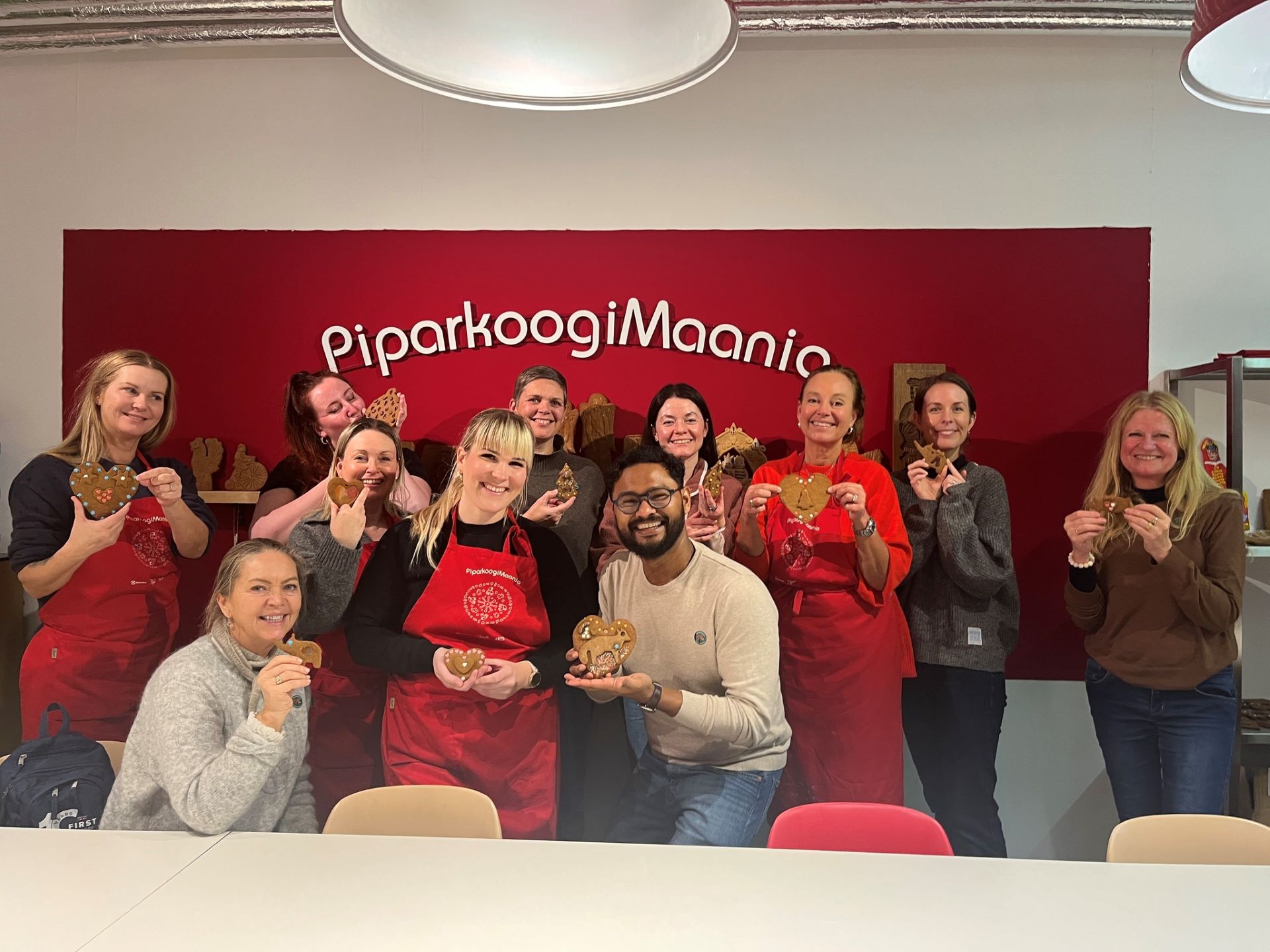 Norra reisikorralajad piparkookide valmistamise töötoas