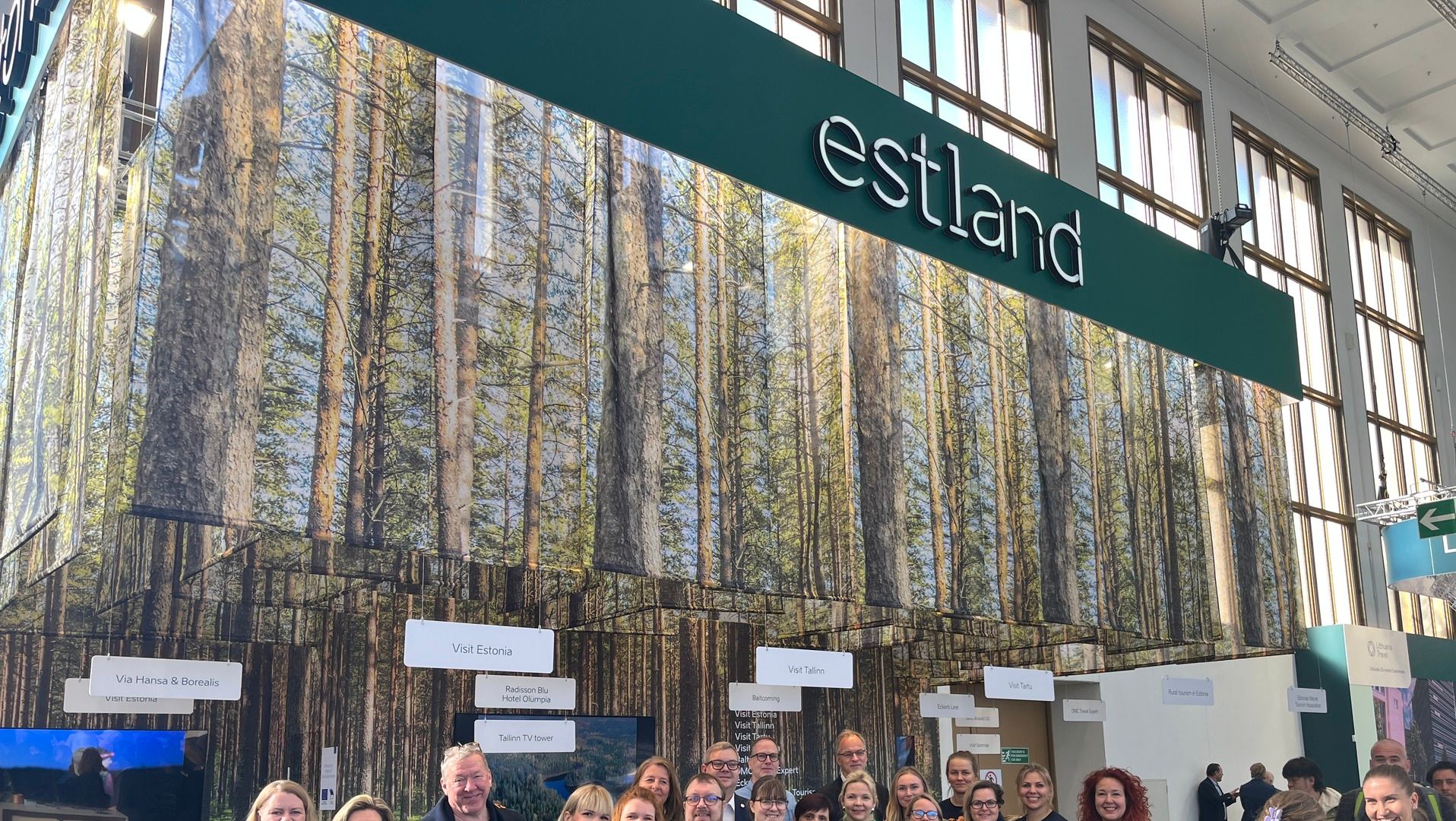 Estonia-Team at the ITB in Berlin