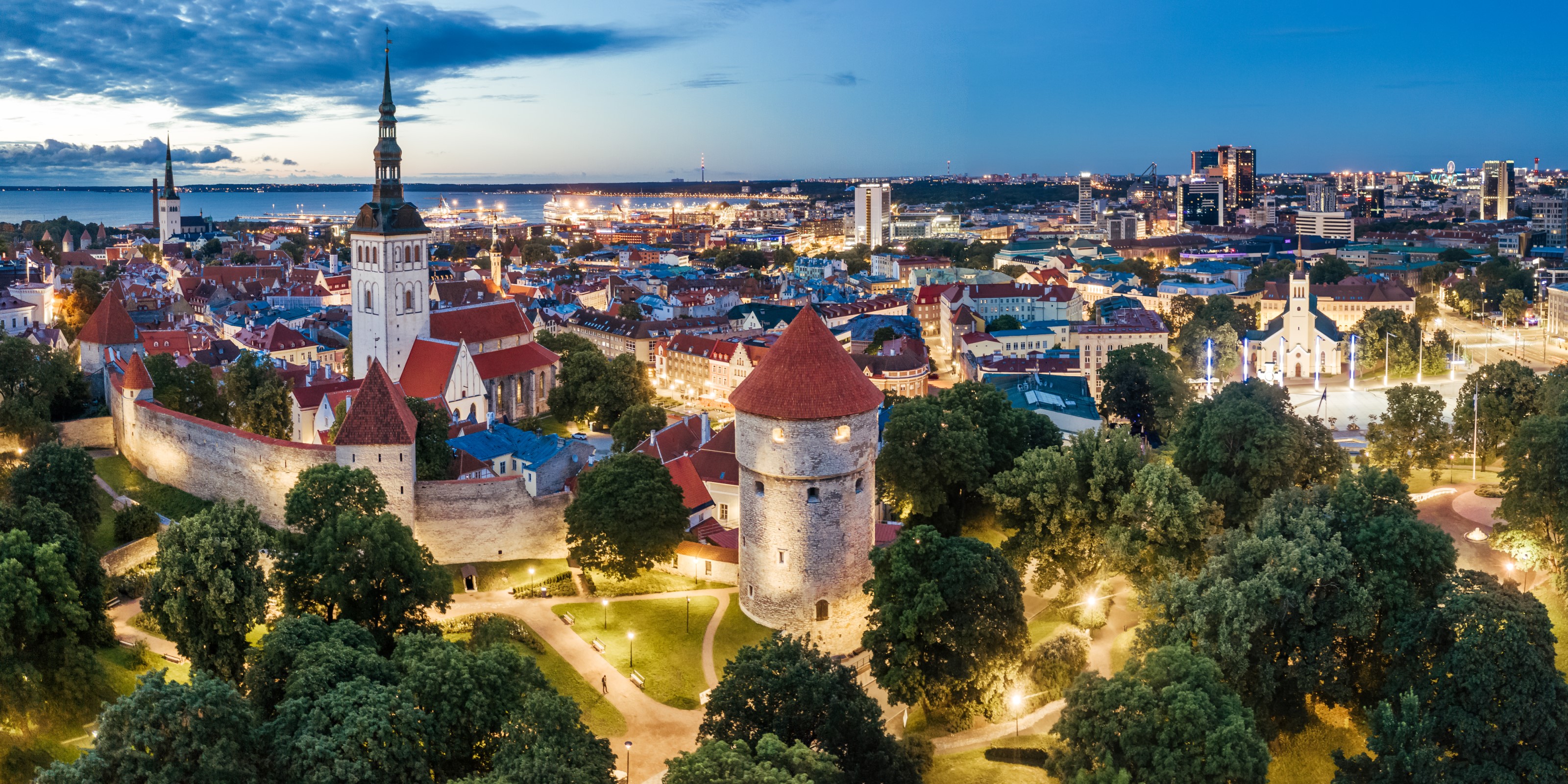 Skats uz Tallinas vecpilsētu