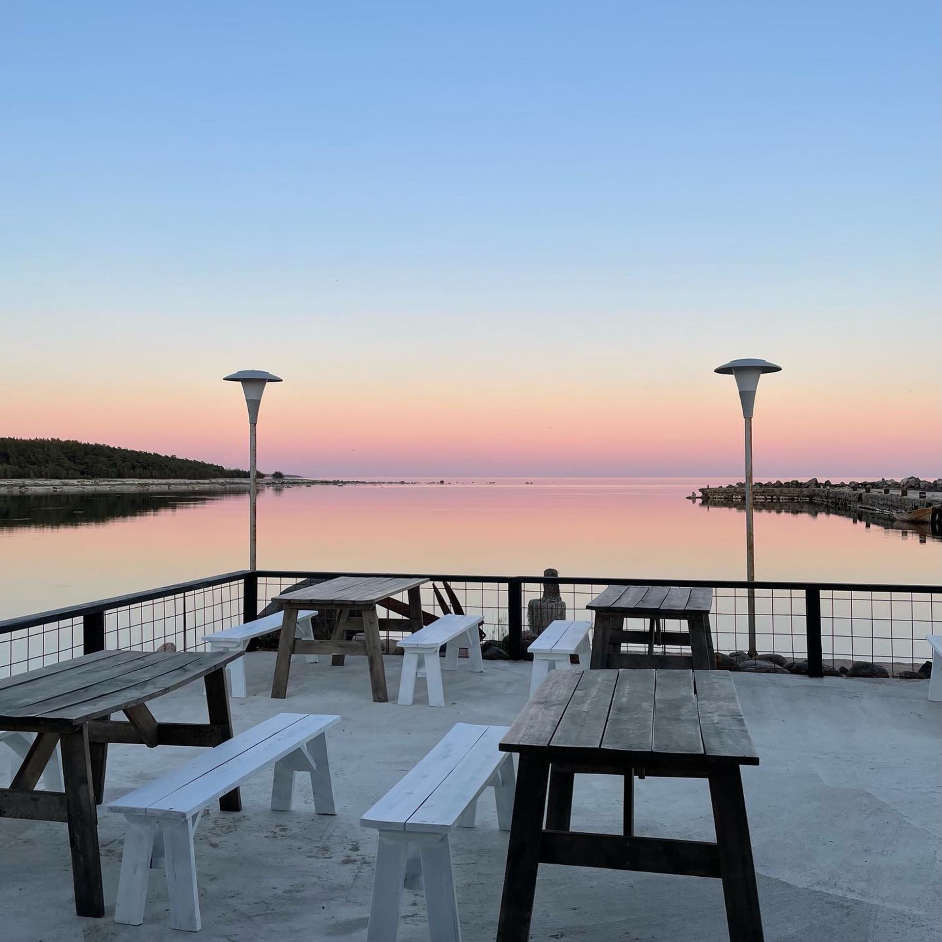 Skats no restorāna Kalana ÄÄR uz jūru