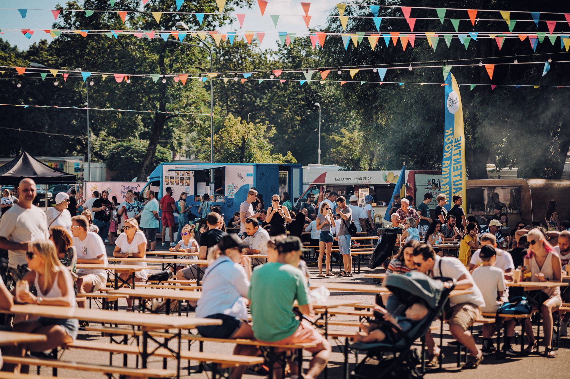 Street food festival in Estonia