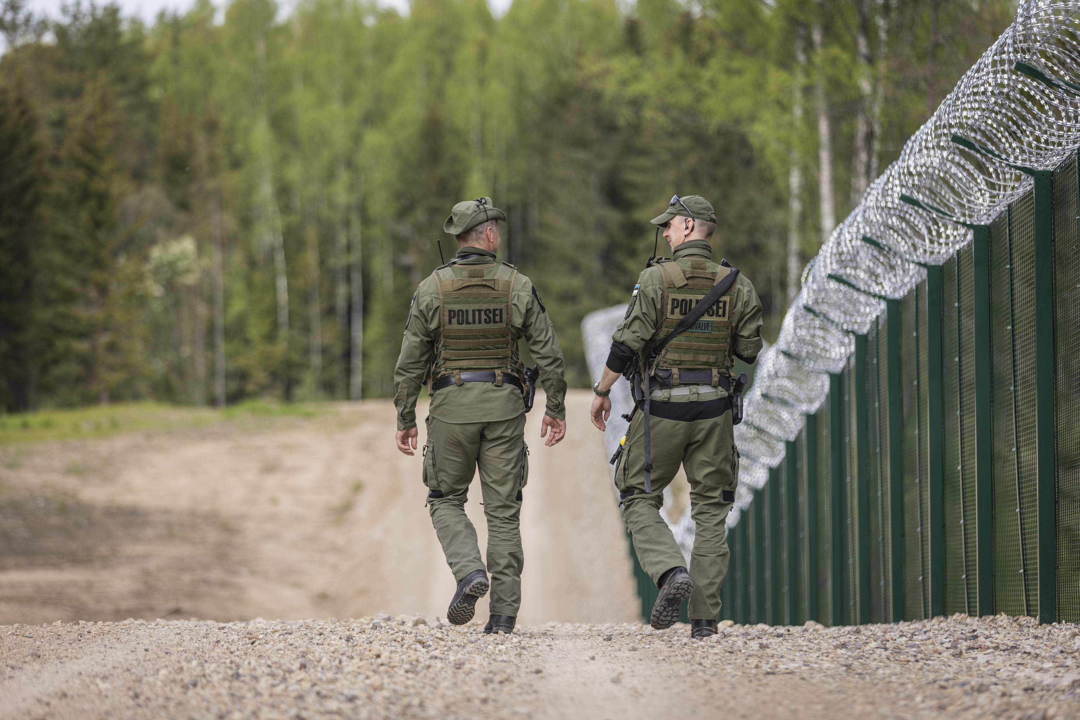 Jalgsipatrull Eesti piiril