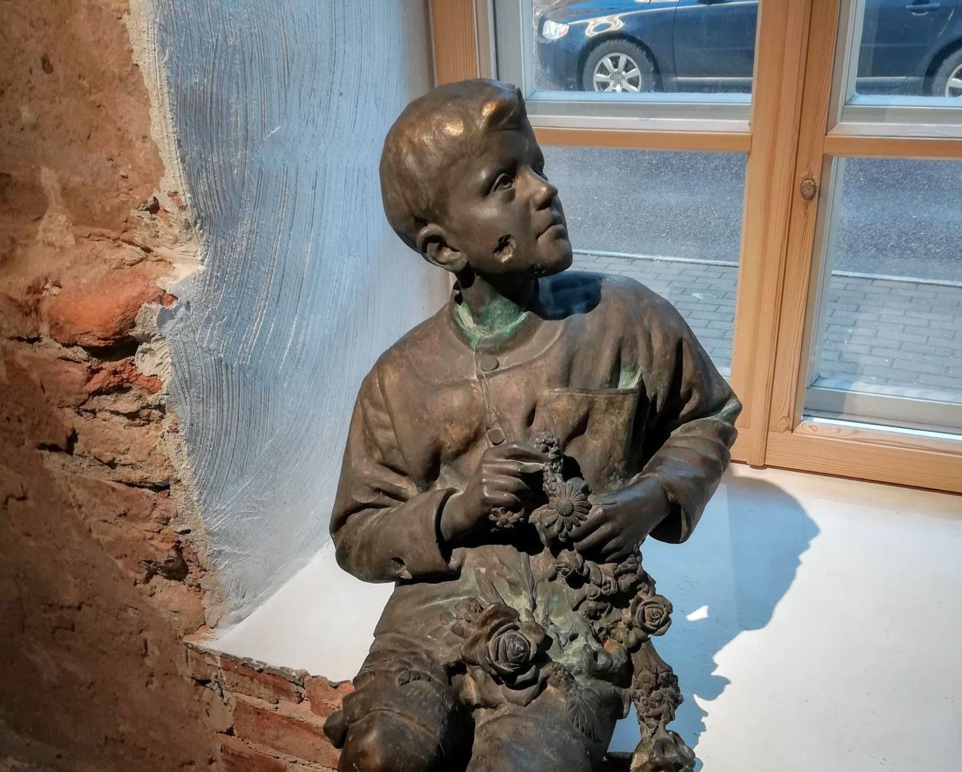 Sculpture at the Amandus Adamson Museum in Paldiski