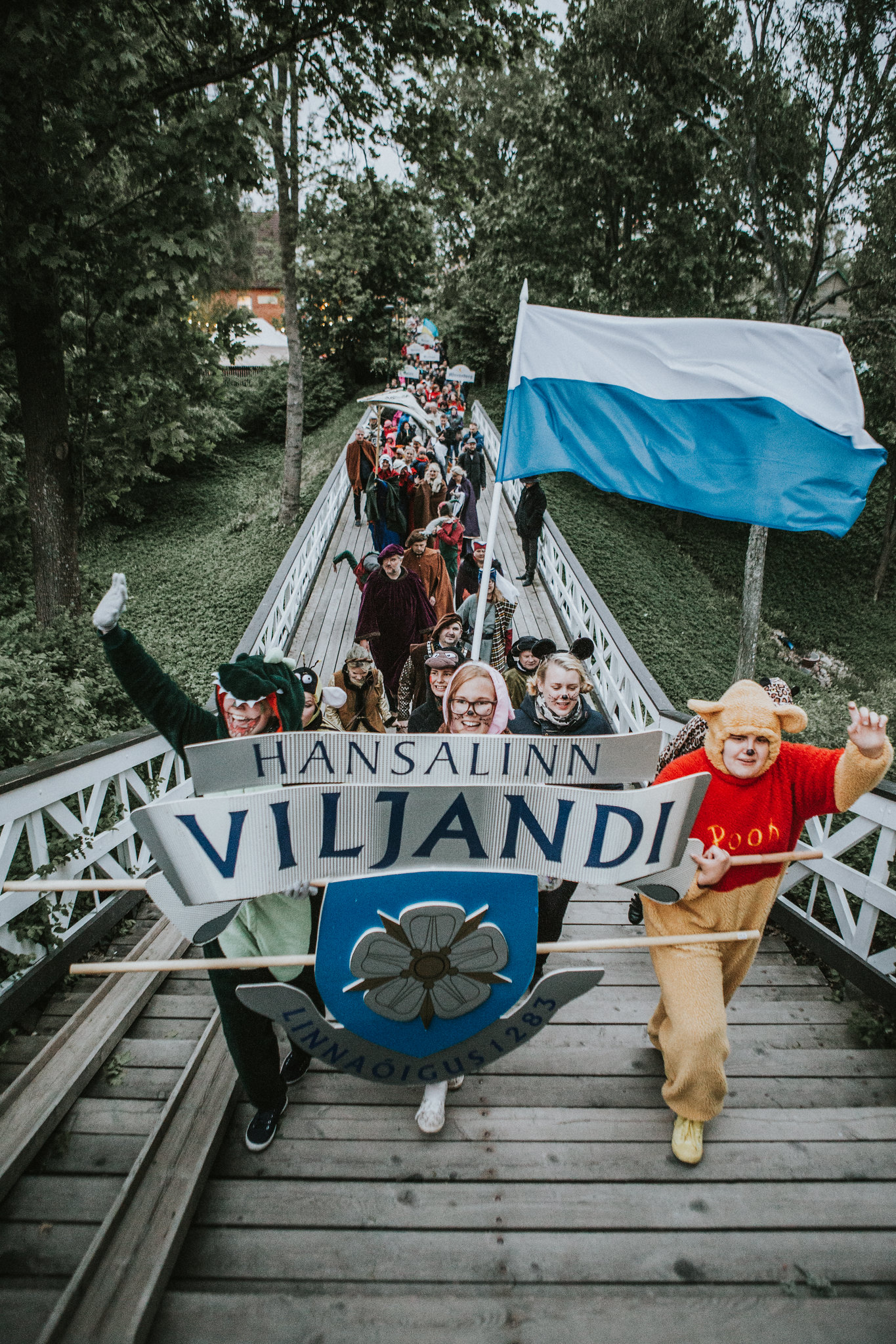 Viduslaiku Hanzas dienu festivāla gājiens