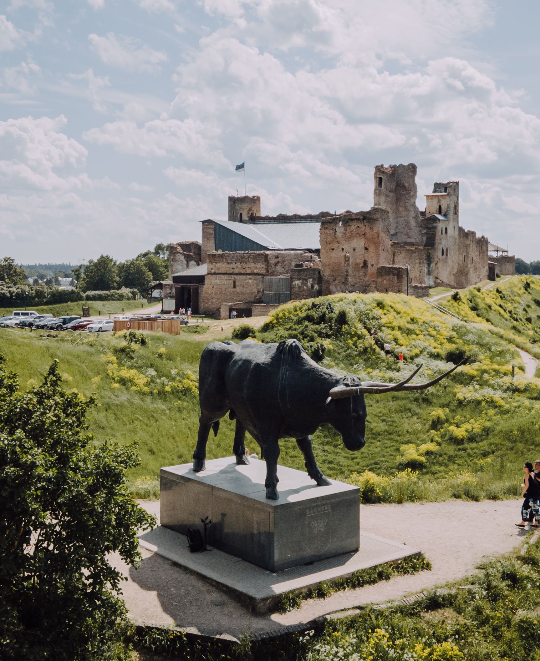 Der berühmte Stier auf der Burg Rakvere