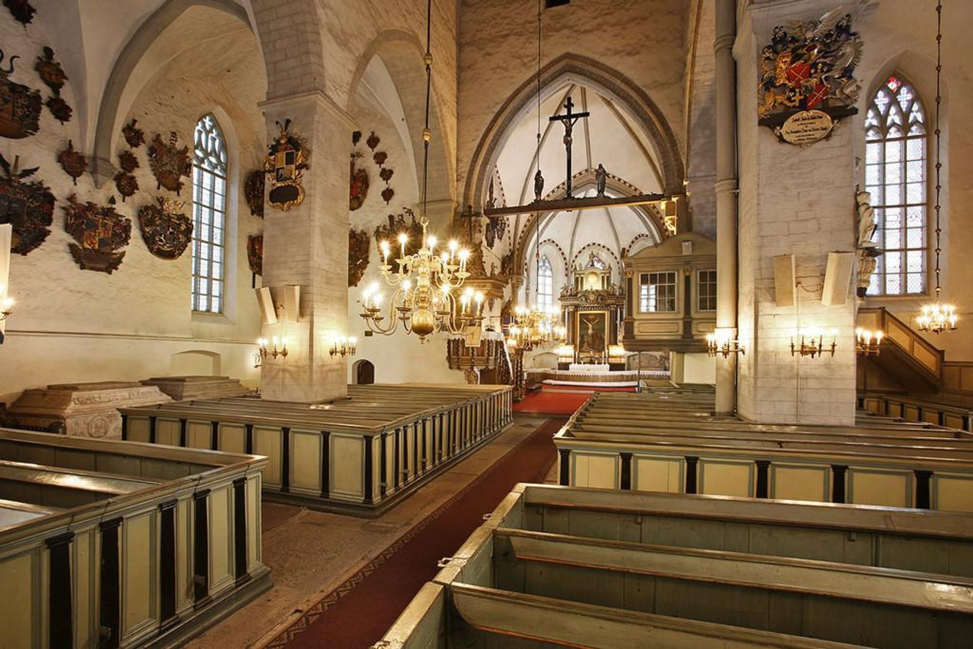 Im Inneren der Domkirche St. Marien