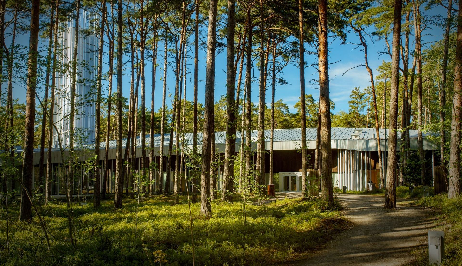 Das Arvo Pärt Zentrum im Kiefernwald von Laulasmaa