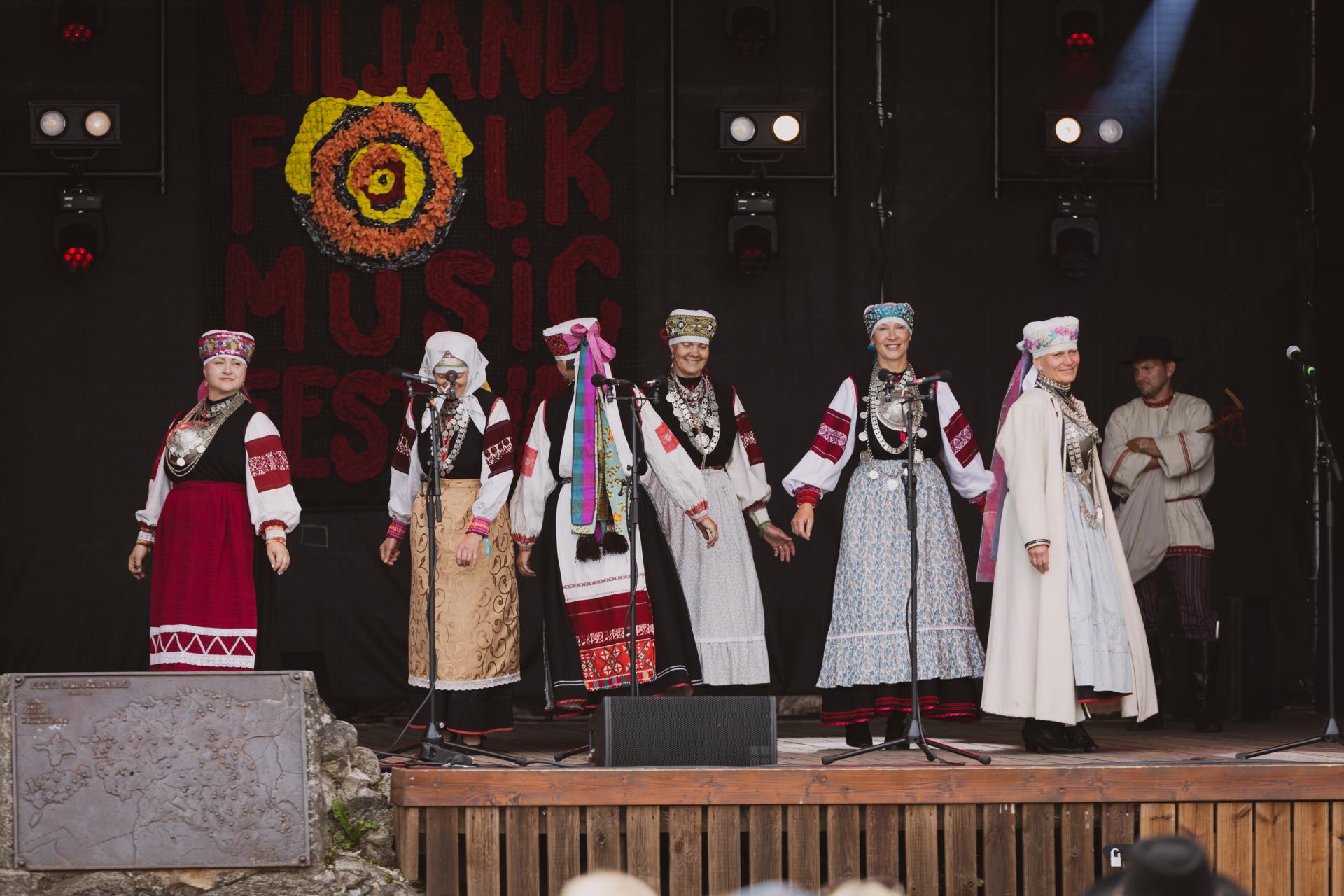 Esiintyjiä Viljandi Folk -festivaalilla