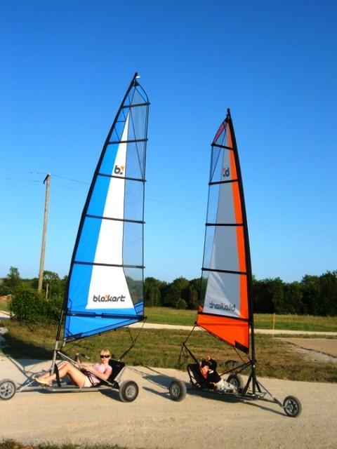 Blokarting (Land-Sailing) at Uuskalda Sports and Holiday Village