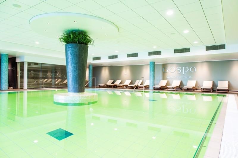 Pools and saunas at Georg Ots Spa Hotel