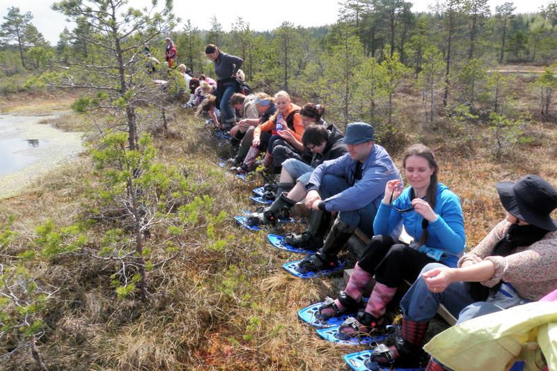 Safari und Moorschuhwanderung im Moor Kakerdaja