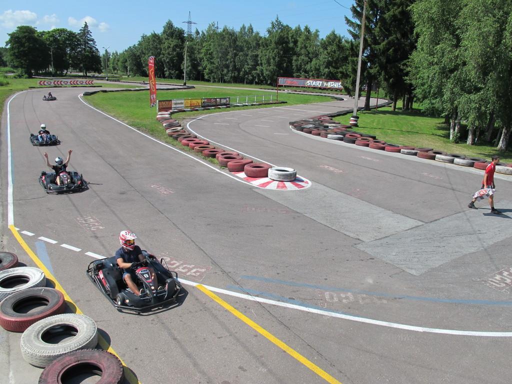 Outdoor karting track of FK Centre