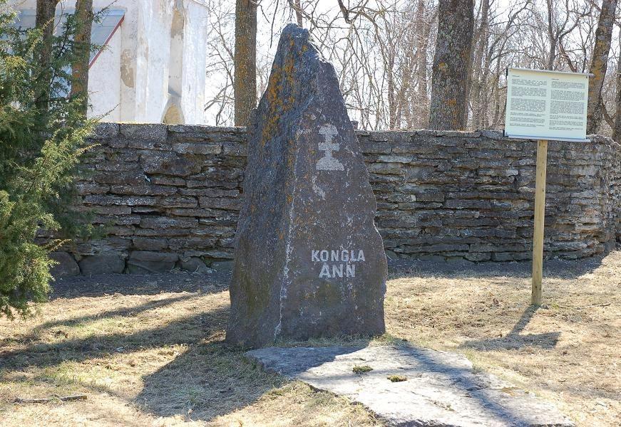 Memorial stone to Kongla Ann
