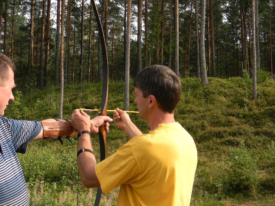 Padise shooting range: bow, crossbow and airgun