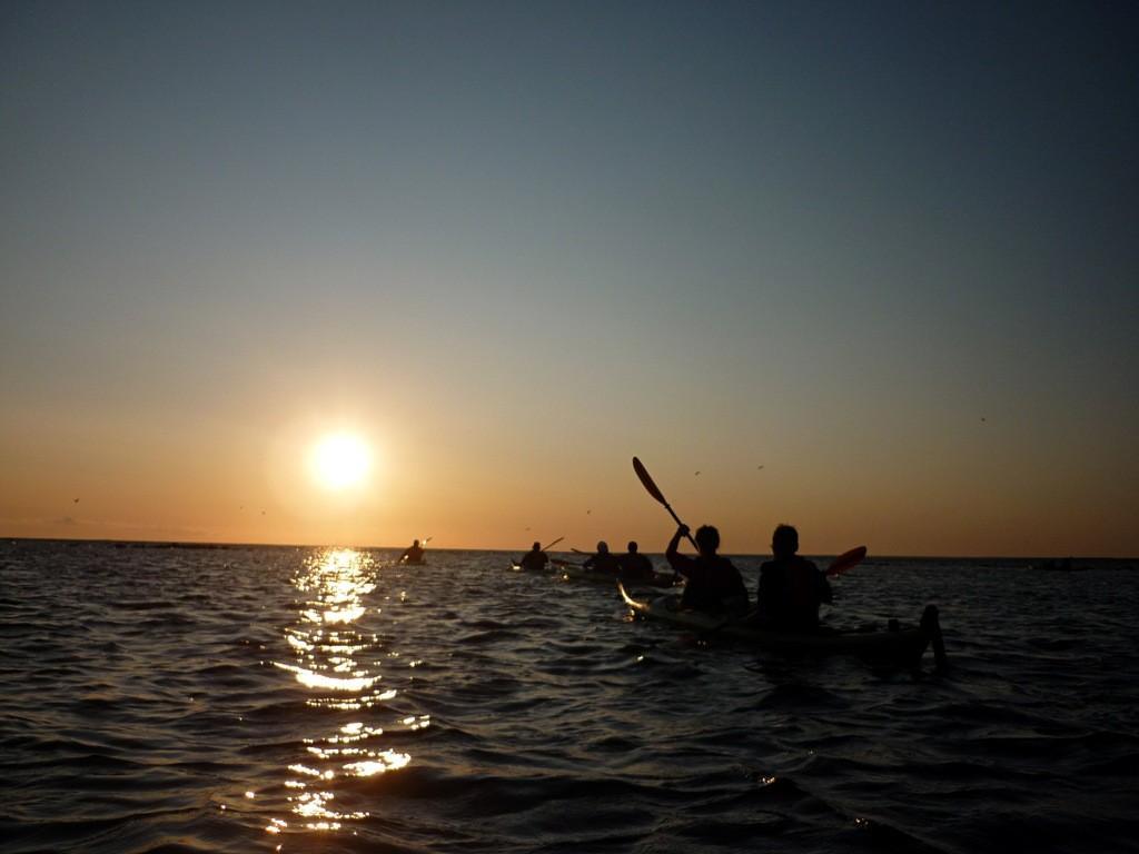 Seikle Vabaks sunset kayak trip to Manija