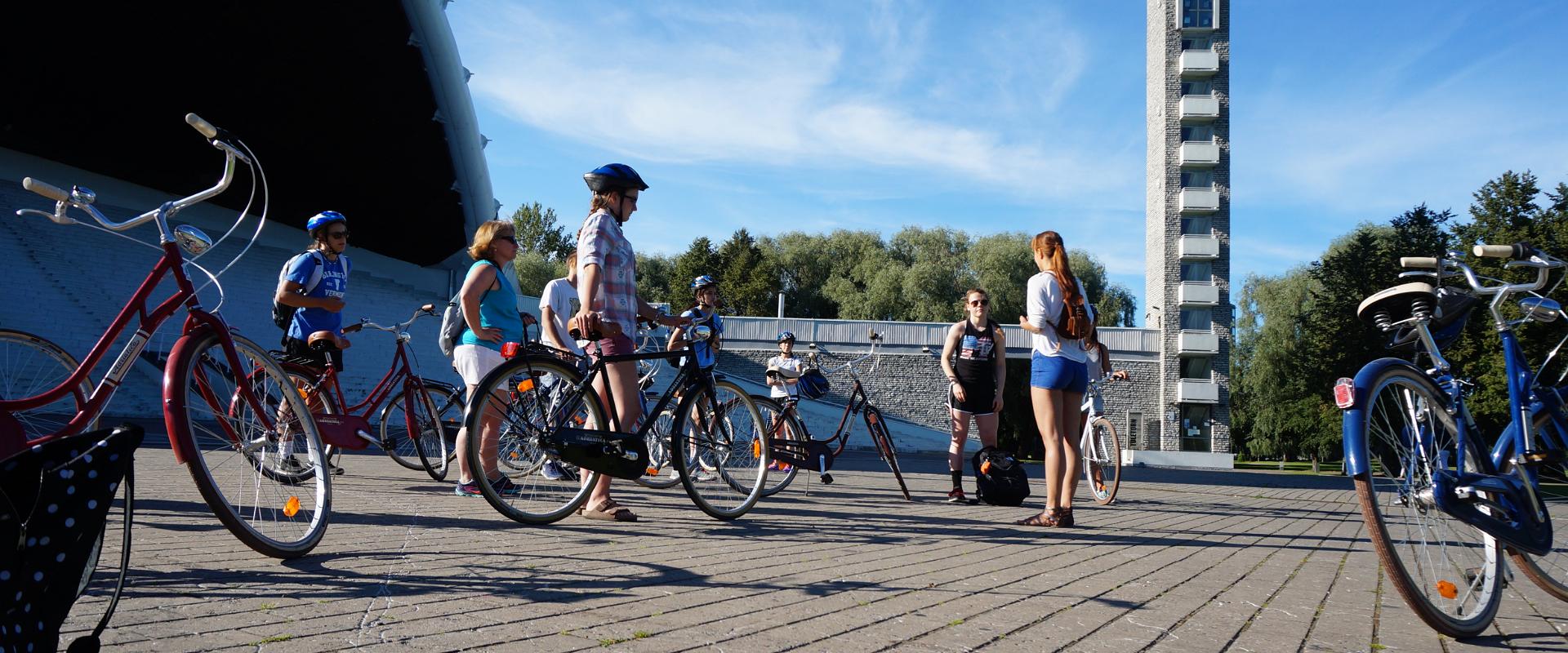 Malerische Fahrradtour im Stadtteil Kadriorg