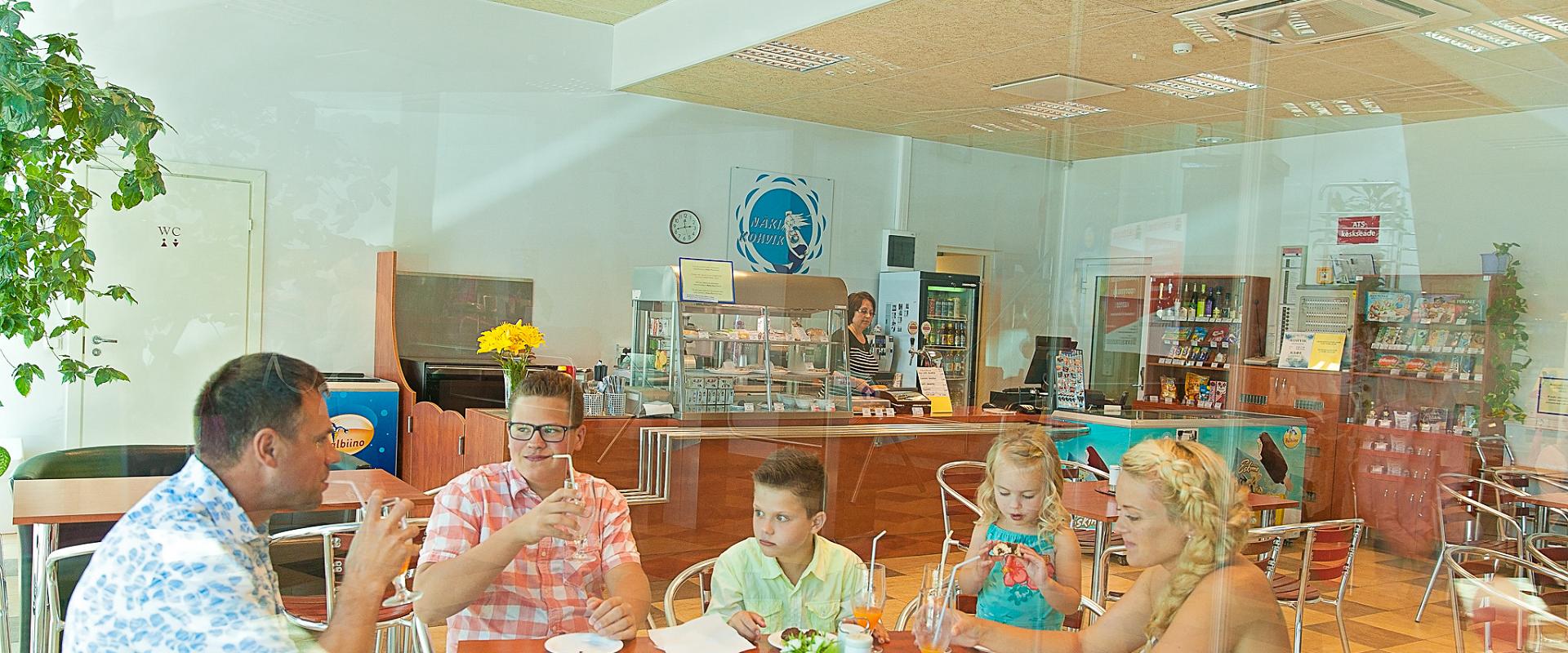 Café "Näki" im Wasserzentrum Värska