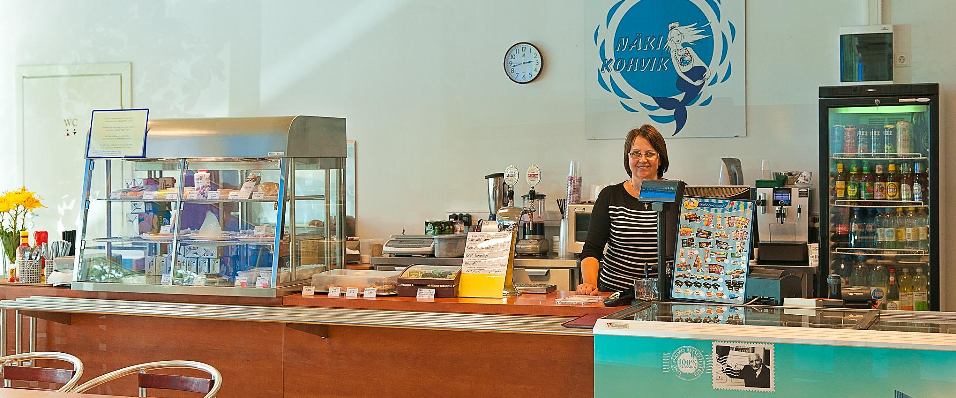 Café "Näki" im Wasserzentrum Värska