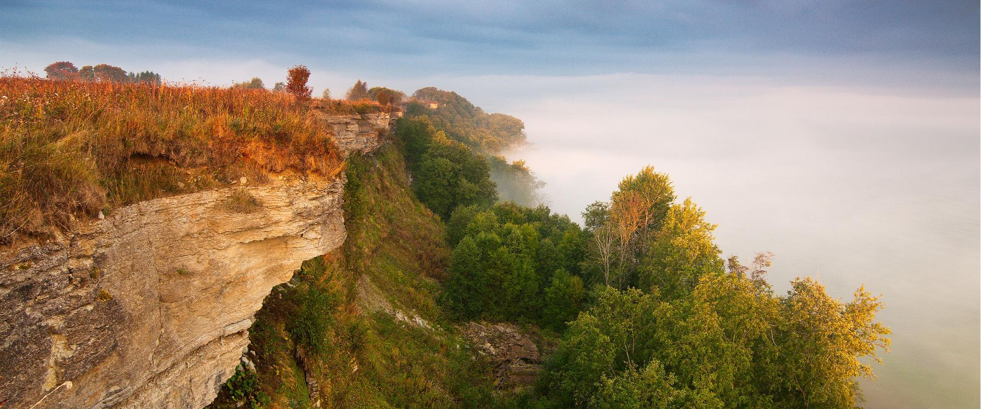 Ontika Limestone cliff