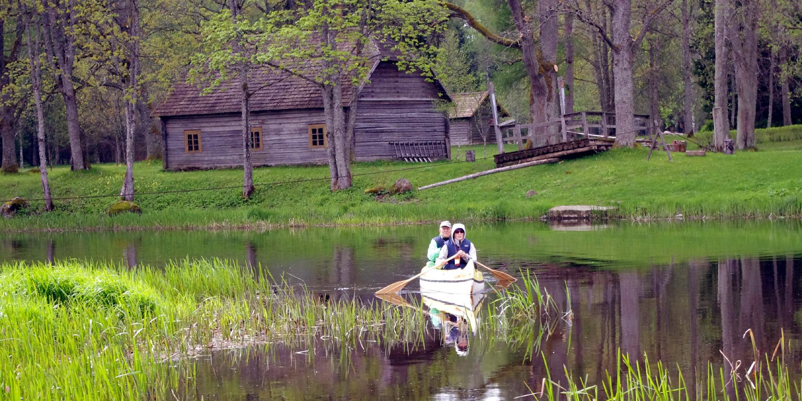 Samliku canoe trip to Kurgja, the Farm Museum of C. R. Jakobson