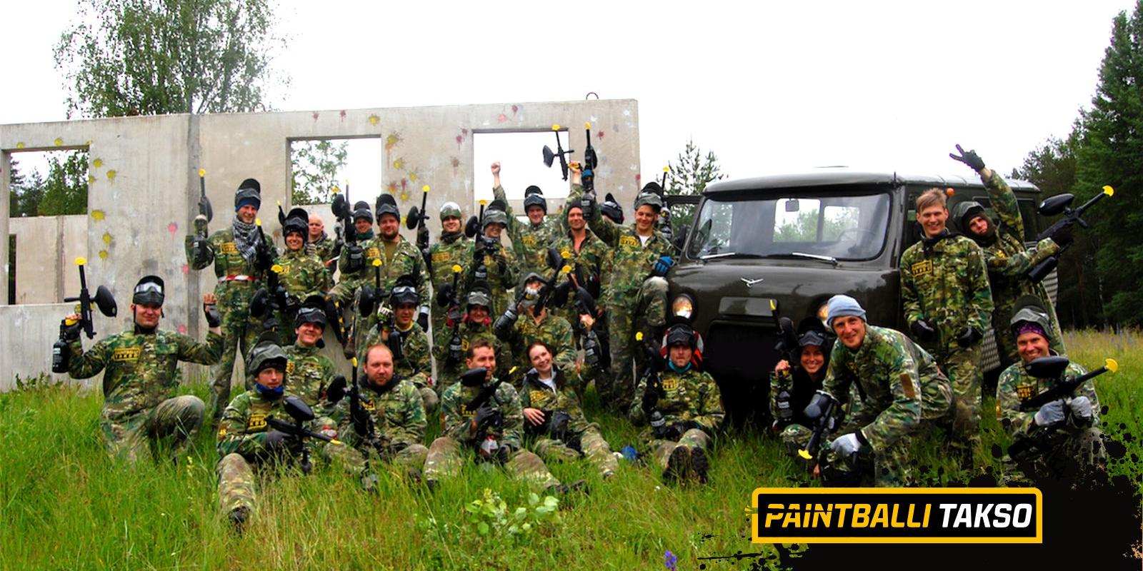 Paintball all over Estonia - order the Paintball Taxi!