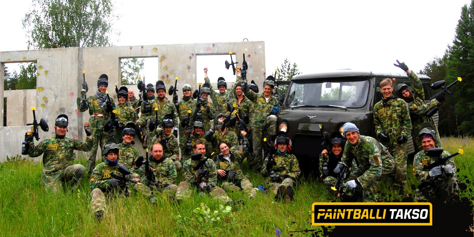 Paintball kaikkialla Virossa – tilaa Paintball-taksi!