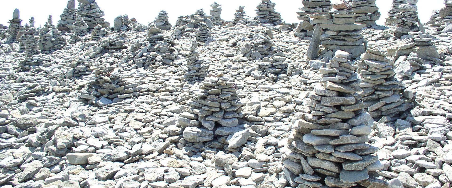 Ohessaare cliff and rock stacks