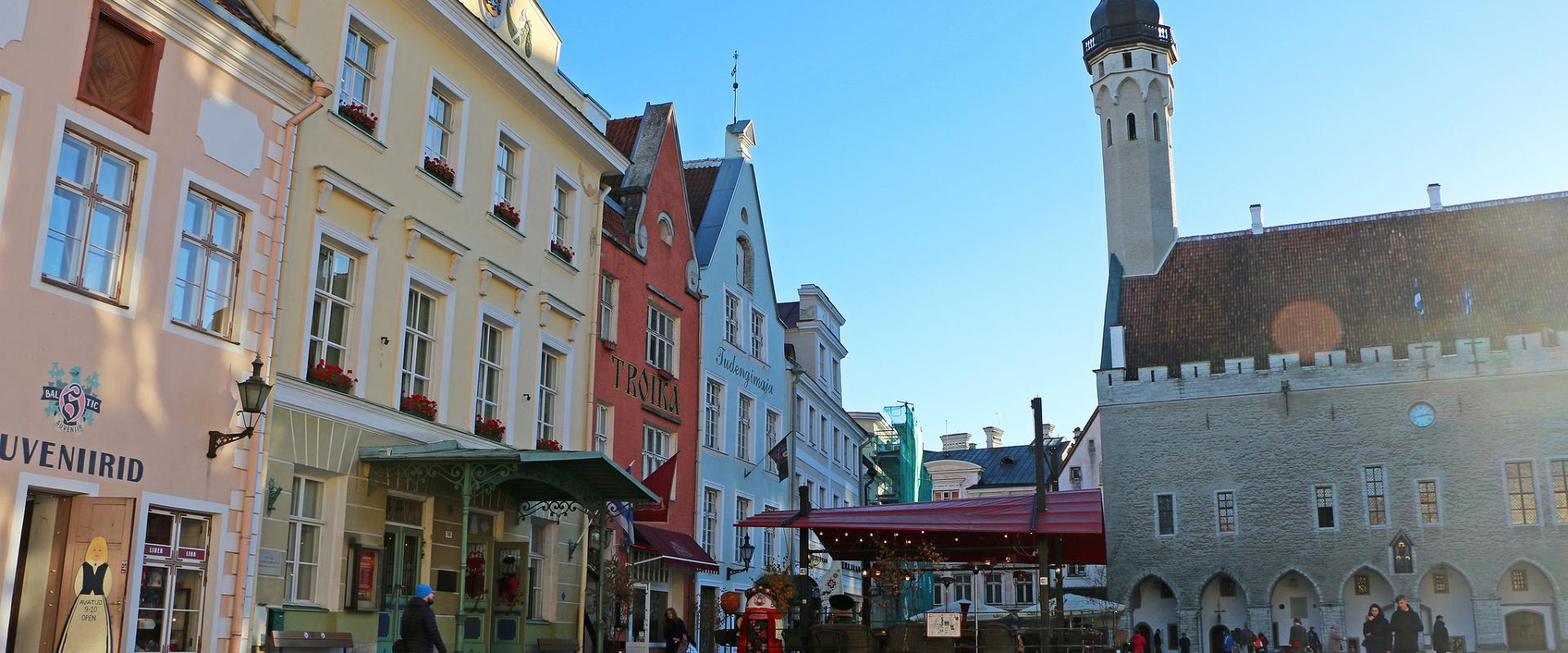 Mittelalterliche Wohnhäuser in Tallinn