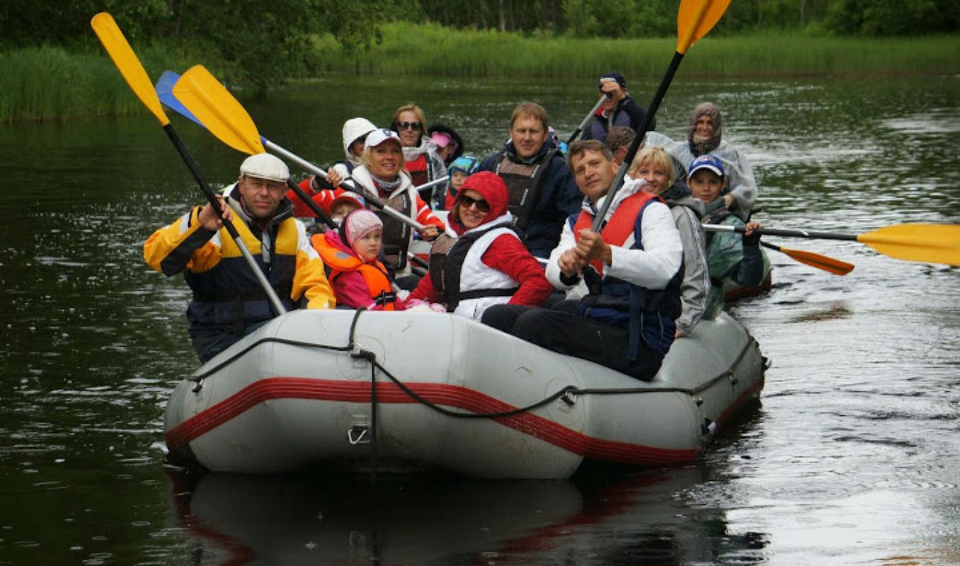 Water trip to Aidu fjords or the River Purtse