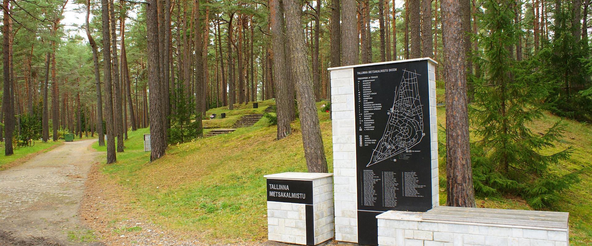 Der Friedhof "Tallinna Metsakalmistu"