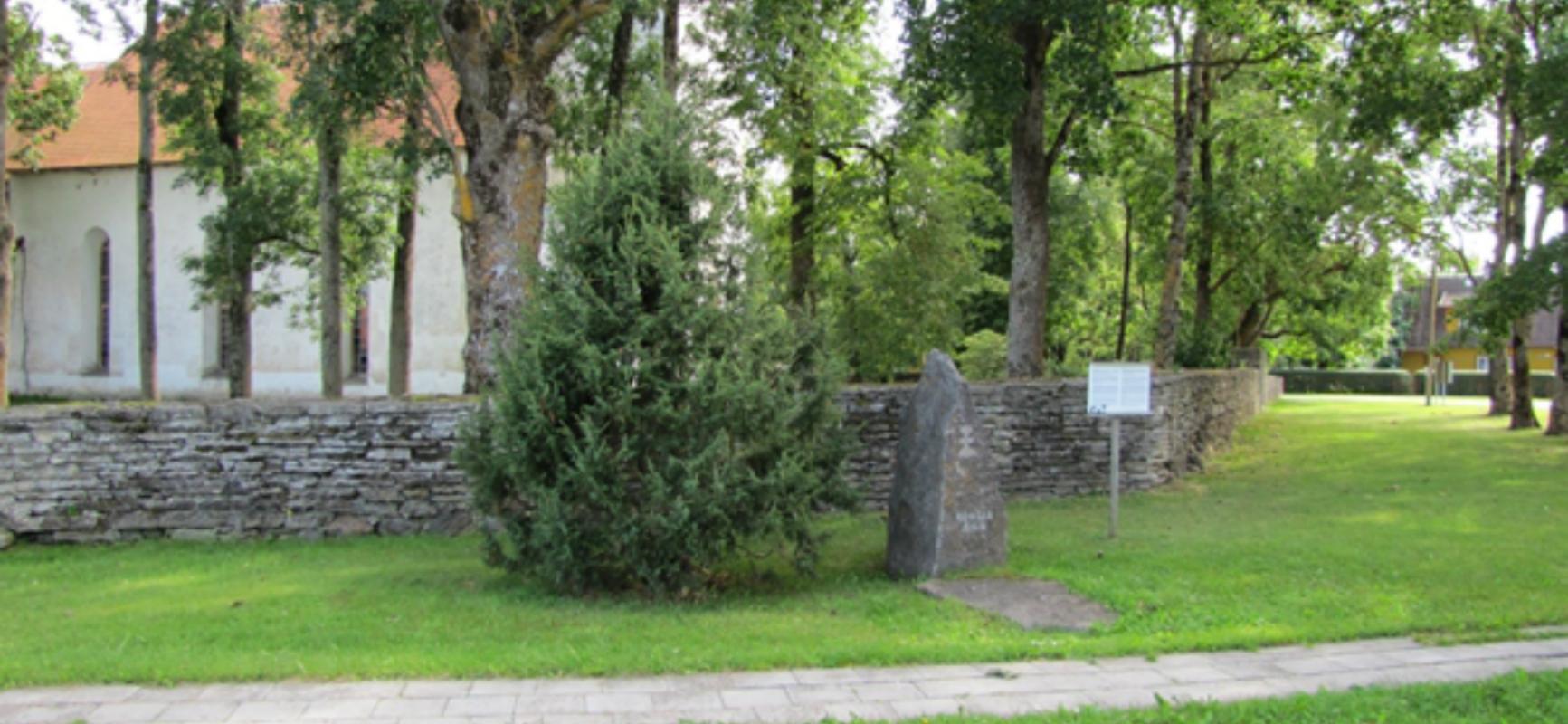 Memorial stone to Kongla Ann