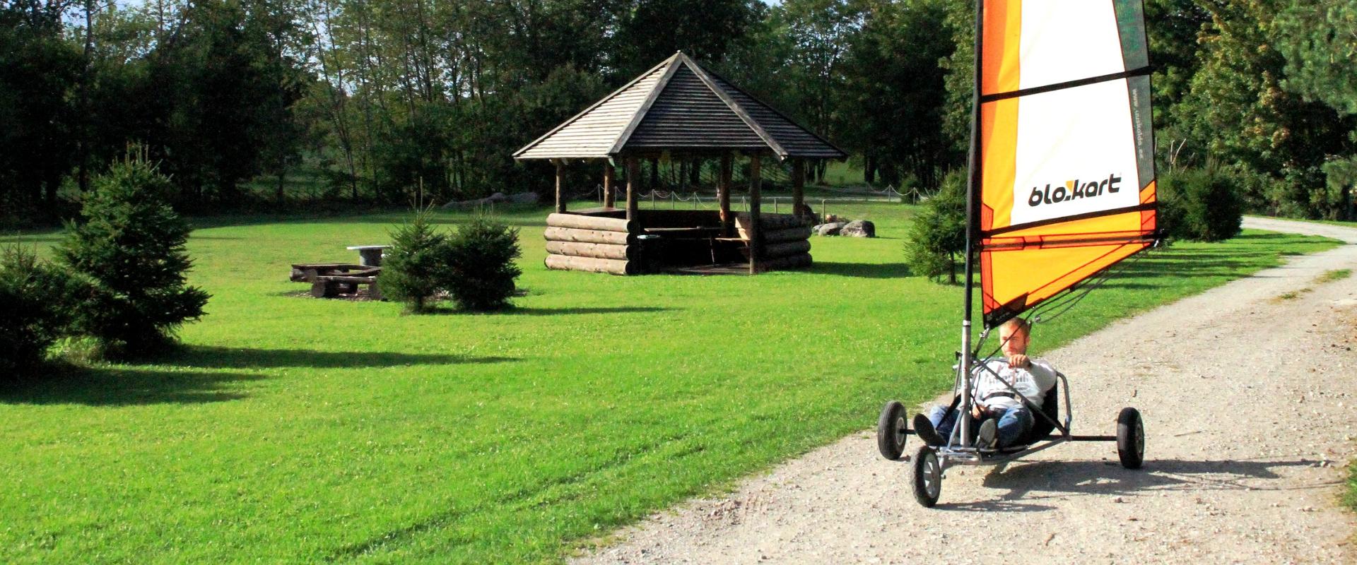 Blokarting (Land-Sailing) at Uuskalda Sports and Holiday Village