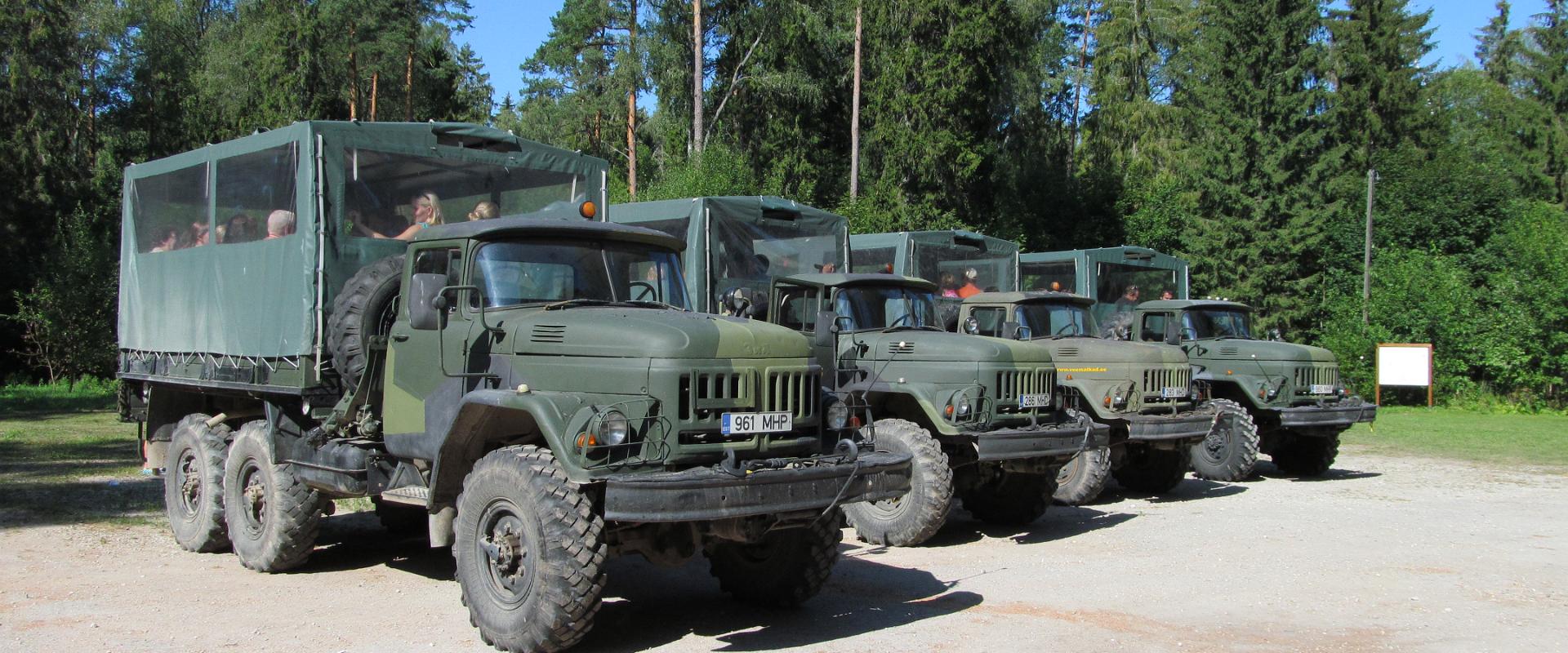 Safari on trucks in Kõrvemaa