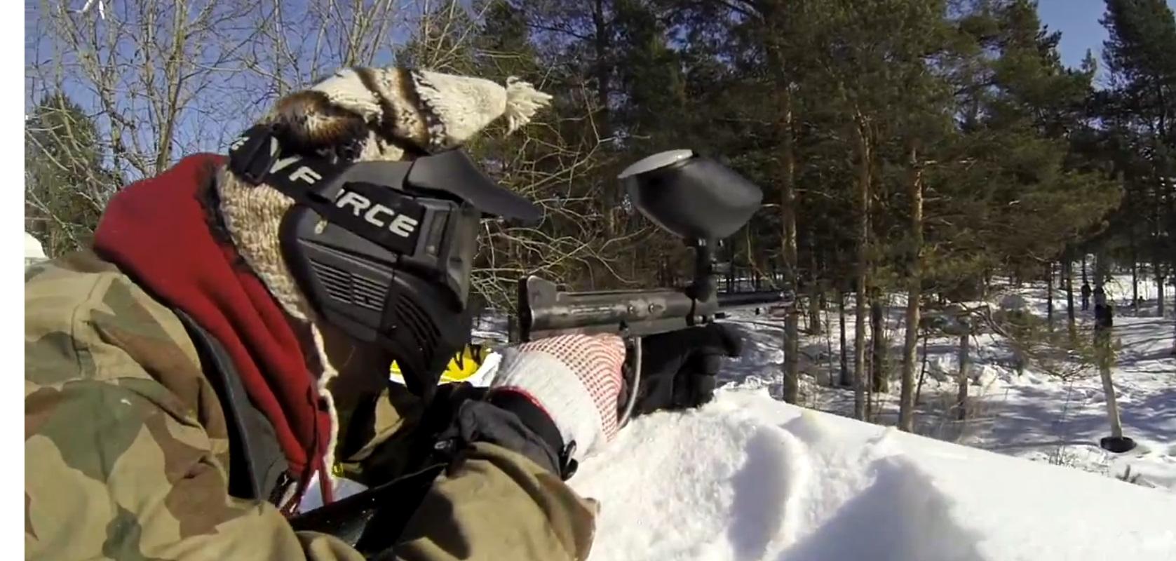 Paintball in einer alten sowjetischen Militäreinrichtung in Tallinn