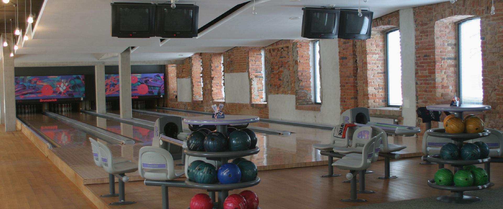 Bowlingsaal bei Pühajärve Spa & Ferienressort