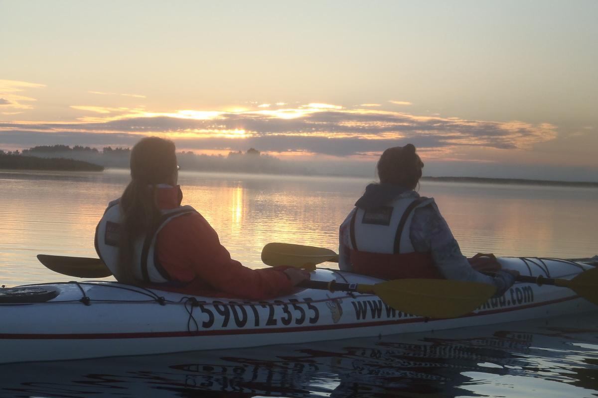 Kajaktour in der Bucht von Haapsalu