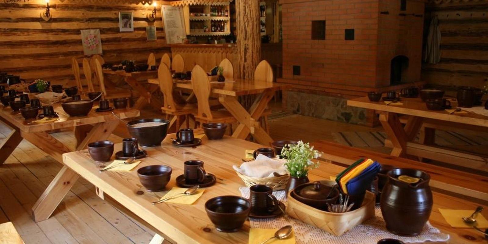 Café Tsäimaja in the Värska Farm Museum