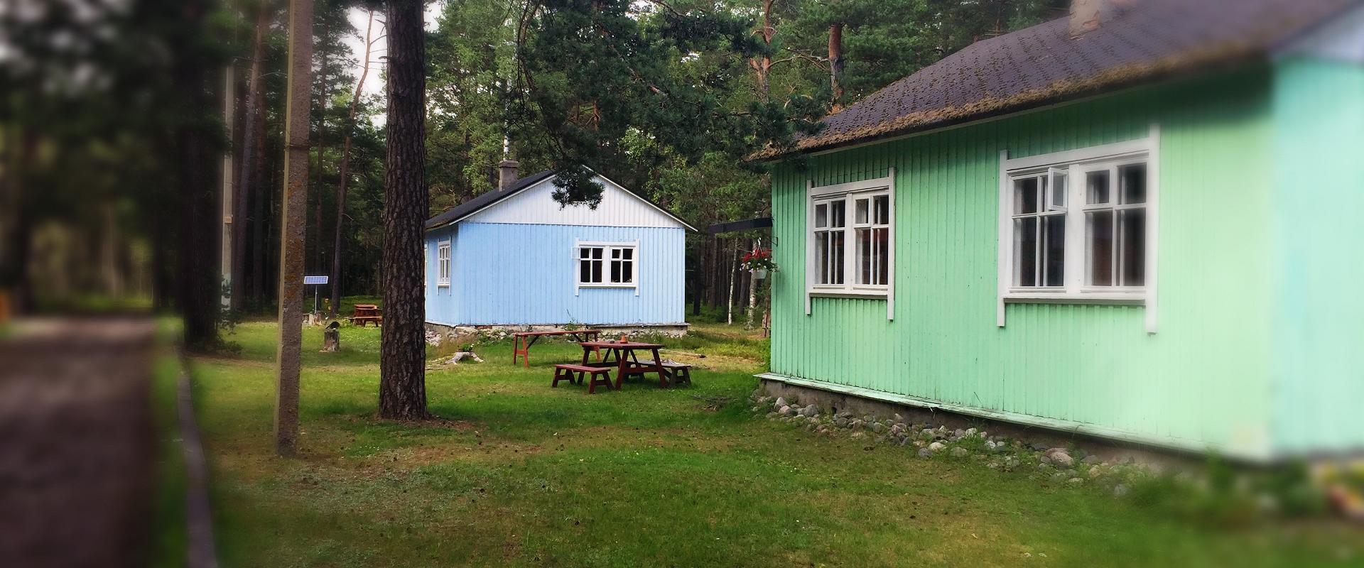 Merikotka puhkemajad Naissaarel