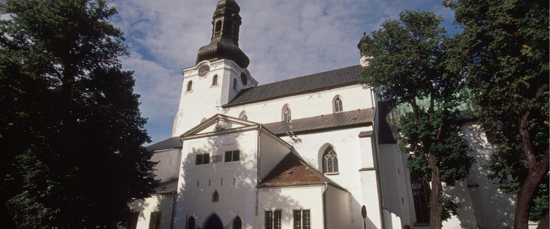 The Cathedral of Saint Mary the Virgin in Tallinn and its bell tower