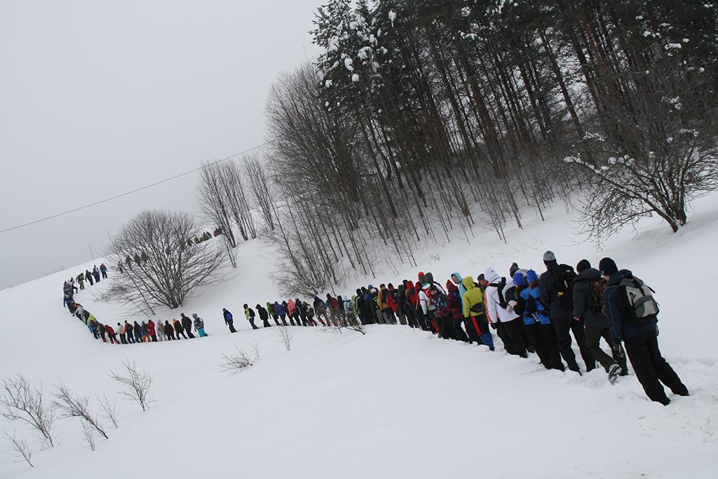 Christmas hike in South-Estonia