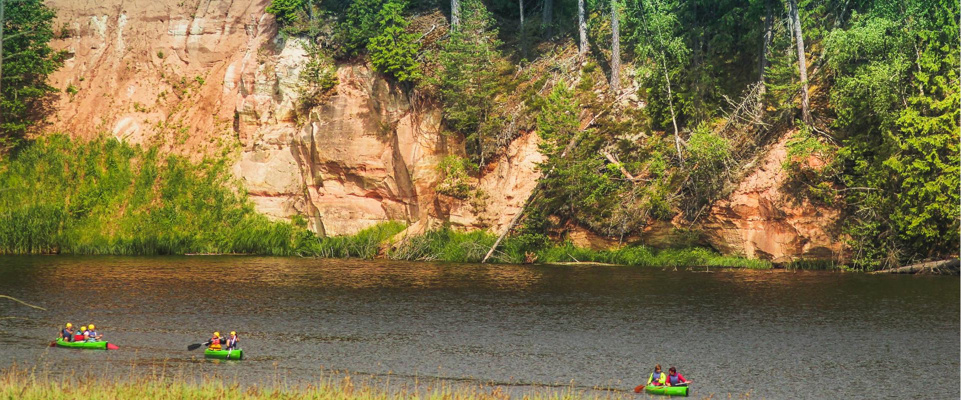 Canoe trips on the River Ahja in Taevaskoda