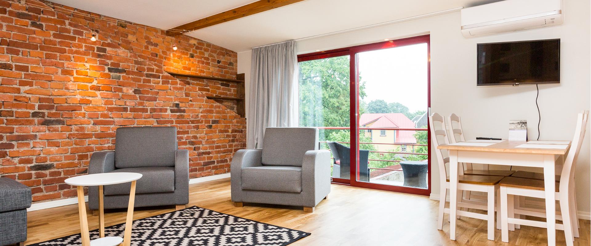 Viienda korteri elutuba