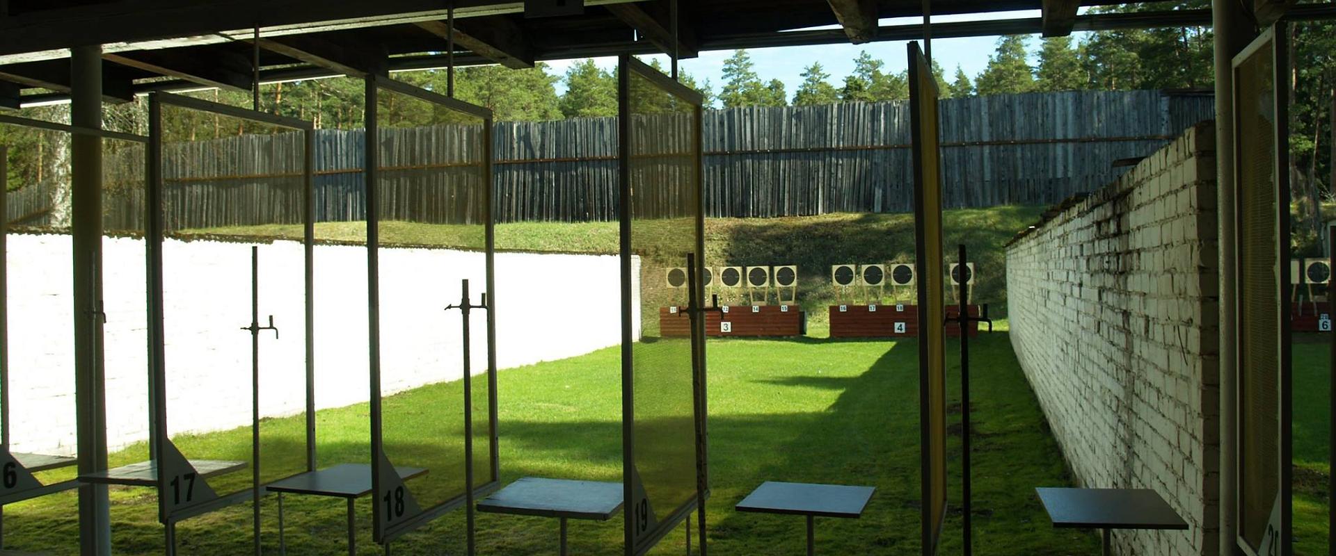 Shooting range at Tartu County Recreation Sports Centre