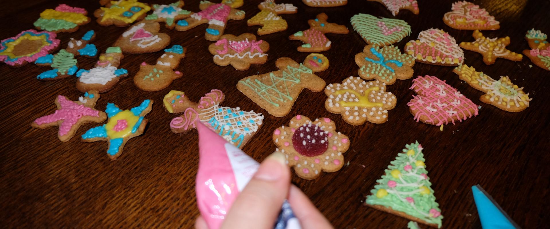 Workshop for decorating gingerbread/cookies and making Kalju-Lava chocolate