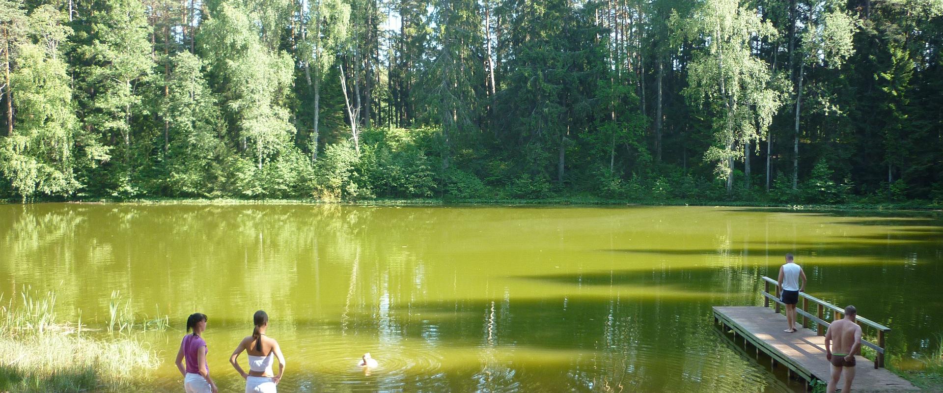 Erholungsgebiete an der Seengruppe Jõuga